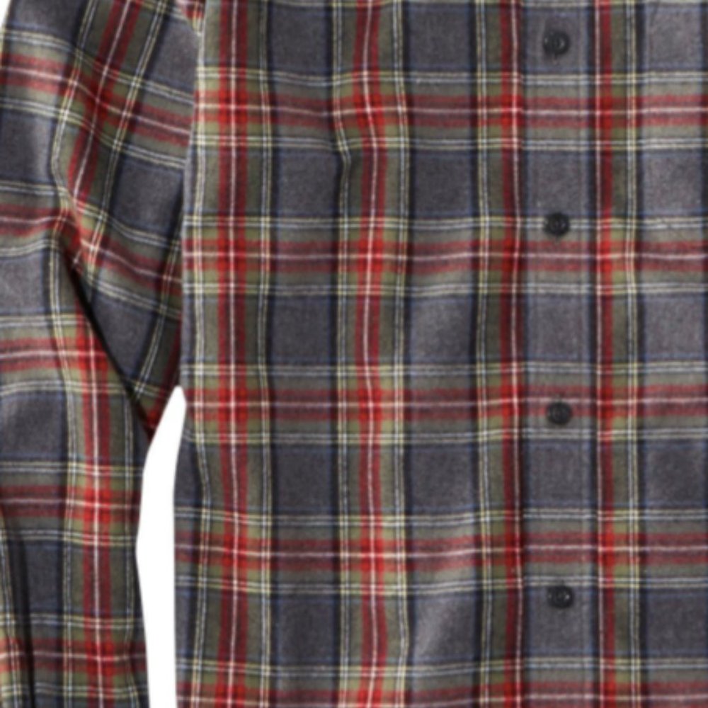 LL BEAN SLIGHTLY FITTED FLANNEL